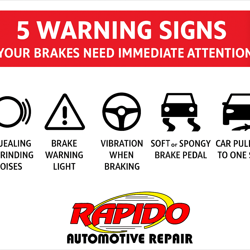 5 Warning Signs Your Brakes Need Immediate Attention